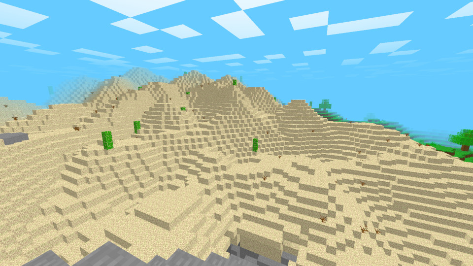 Voxelworld desert biome